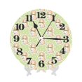 thumbnail image 7 of Kdxio Clock number Print Wall Clock,10 Inch Battery Operated Wall Clocks,Silent Non Ticking Small Analog Clock for Living Room,Office,Home,Bedroom,Kitchen,Bathroom, 7 of 7