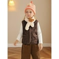 thumbnail image 2 of Ingzy Baby Girls Boys Fleece Vest Toddler Lightweight Fall Winter Warm Sleeveless Outerwear Jacket with Pockets, 2 of 8