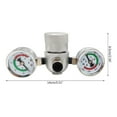 thumbnail image 6 of Whipped Cream Pressure Regulator Valves Universal Metal Pressure Regulating Valves M11 Thread with Hose Line and Adapter, 6 of 9