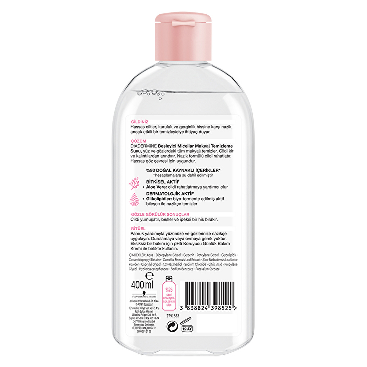 Diadermine Micellar Water Caring 400 ml