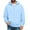 Light Blue, variant on Zip Up Hoodie for Men Loose Fit Hooded Sweatshirt Winter Fashion Long Sleeve Pullover Lightweight Outerwear with Pockets Light Blue XXL