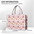 thumbnail image 3 of Large Capacity Tote Bag,Colorful Princess Castle Carriage Pattern Handbag Fashion Luxury Tote Bag,15.7"x13"x 5.1" Inches,Laptop Compatible, 3 of 6