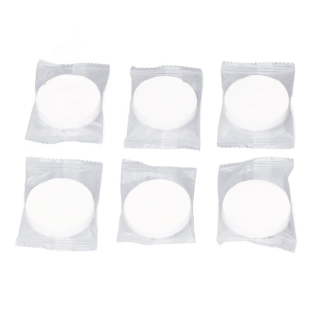 Toallas Comprimidas, Práctica Toalla Comprimida Desechable De Algodón De 6 Piezas Altamente Absorbente Con Caja De Almacenamiento Para El Hogar