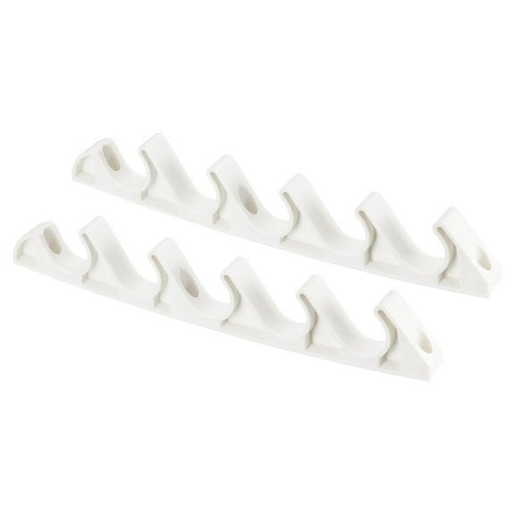 Uxcell 5 Position Chaise Adjustment Bracket Furniture Back Support Adjuster, White 2 Pack