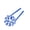 Blue, variant on Adjustable Beaded Jump Rope for with Grips, Cord for Indoor Outdoor Fitness Training