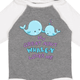 thumbnail image 4 of Inktastic My Great Aunt Whale-y Loves Me Boys or Girls Long Sleeve Baby Bodysuit, 4 of 5