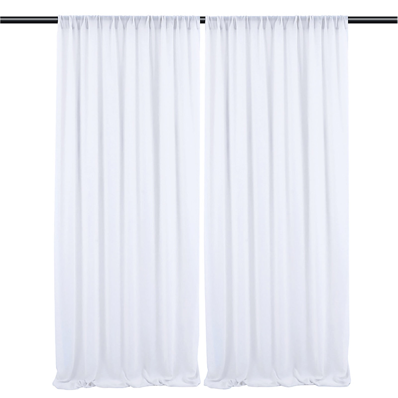 Outdoors Decoration Curtain Multicolor Chiffon 1pcs White Background Live Stage  Engagement Setting Backdrop | Walmart Canada