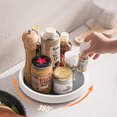 thumbnail image 2 of 2 Piece Turntable Rotating Spice Rack Organizer Turntable, Kitchen Cabinet Organizer, Rotating Spice Rack, for Spices Spice Bottles Oil Ingredients Cooking Jars, 2 of 5