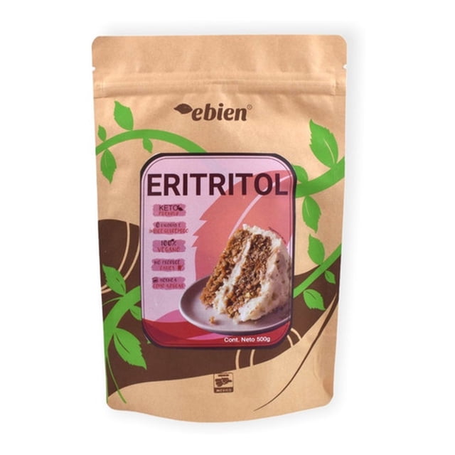 Eritritol Puro 500g Ebien Endulzante Natural Keto Vegano Ebien Original