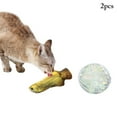 thumbnail image 1 of 2PCS Cat Ball Toy Crinkle Ball in Cage Interactive Plush Fish Cat Toy Catnip Toy, 1 of 10