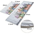 thumbnail image 6 of Farmhouse Kitchen Mats for Floor 2 Piece, Spring Watercolor Floral Kitchen Rugs Set, Cushioned Anti Fatigue Mats for Kitchen Floor Mat, Kitchen Rug and Mats Non Skid Waterproof, 6 of 6