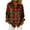 *c-Red, variant on Coorders Womens Plaid Long Flannel Shirt,Women's Long Sleeves Button Down Tee Shirt Blouses ,Women's Plus Yellow,Size S