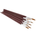 thumbnail image 1 of Set of 12 nylon watercolor brushes (round tip), 1 of 2
