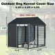 thumbnail image 2 of Funda para caseta para perros al aire libre LYBOSH, cobertura total, 1,2 x 1,3 x 1,4 m, 2 of 5