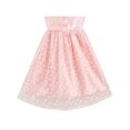 thumbnail image 5 of Flower Girl Dress Lace Sequin Flare Pink Wedding Party 5, 5 of 6