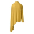 thumbnail image 2 of Vedolay Womens Sweaters Sweaters for Women Fall 2023 Crewneck Long Sleeve Side Slit Knit Pullover Sweater,Yellow S, 2 of 4