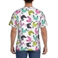 thumbnail image 3 of Bixox Men's Funny Chicken Printed Short Sleeve Skinny Athletic T-Shirt, 3 of 6