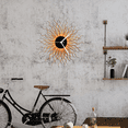 thumbnail image 2 of Ardeola - Medusa Copper - 16 in Modern Sunburst Copper Gold Wall Clock, 2 of 12