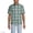 Eucalyptus/Navy Plaid, variant on Men's Tall Short Sleeve No Iron Twill Shirt