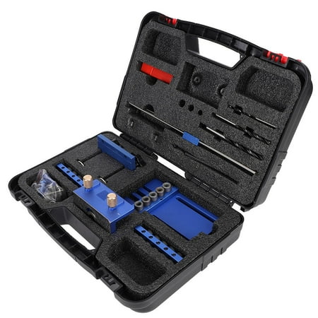 

Drill Guide Aluminum Dowel Jig Drill Guide Set 6/8/10mm Hole Punch Locator Woodworking Position Tool