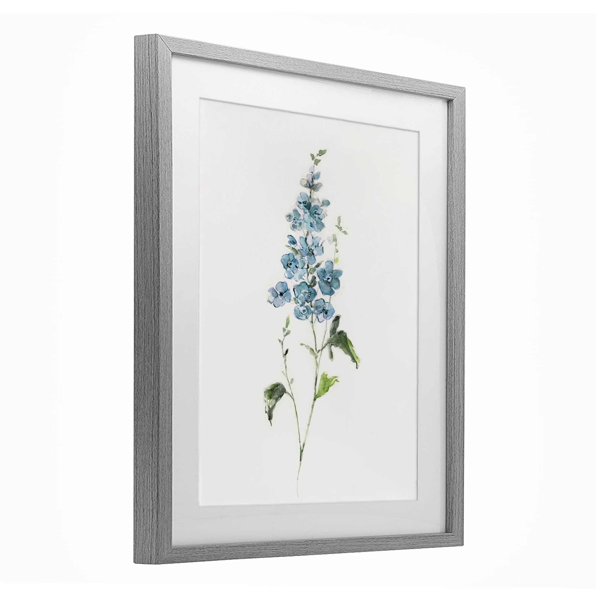 Stupell Industries Natural Spring Herbs Gray Framed Print Under Glass, design by Sally Swatland
