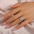 thumbnail image 3 of Veda Jewel 1.6 Ct Pear Cut Lab Created Diamond Solitaire Engagement Ring for Women - Lovely 14K White Gold Plated Jewelry - Wedding Gift for Her - Elegant Symbol of Love and Commitment, 3 of 3