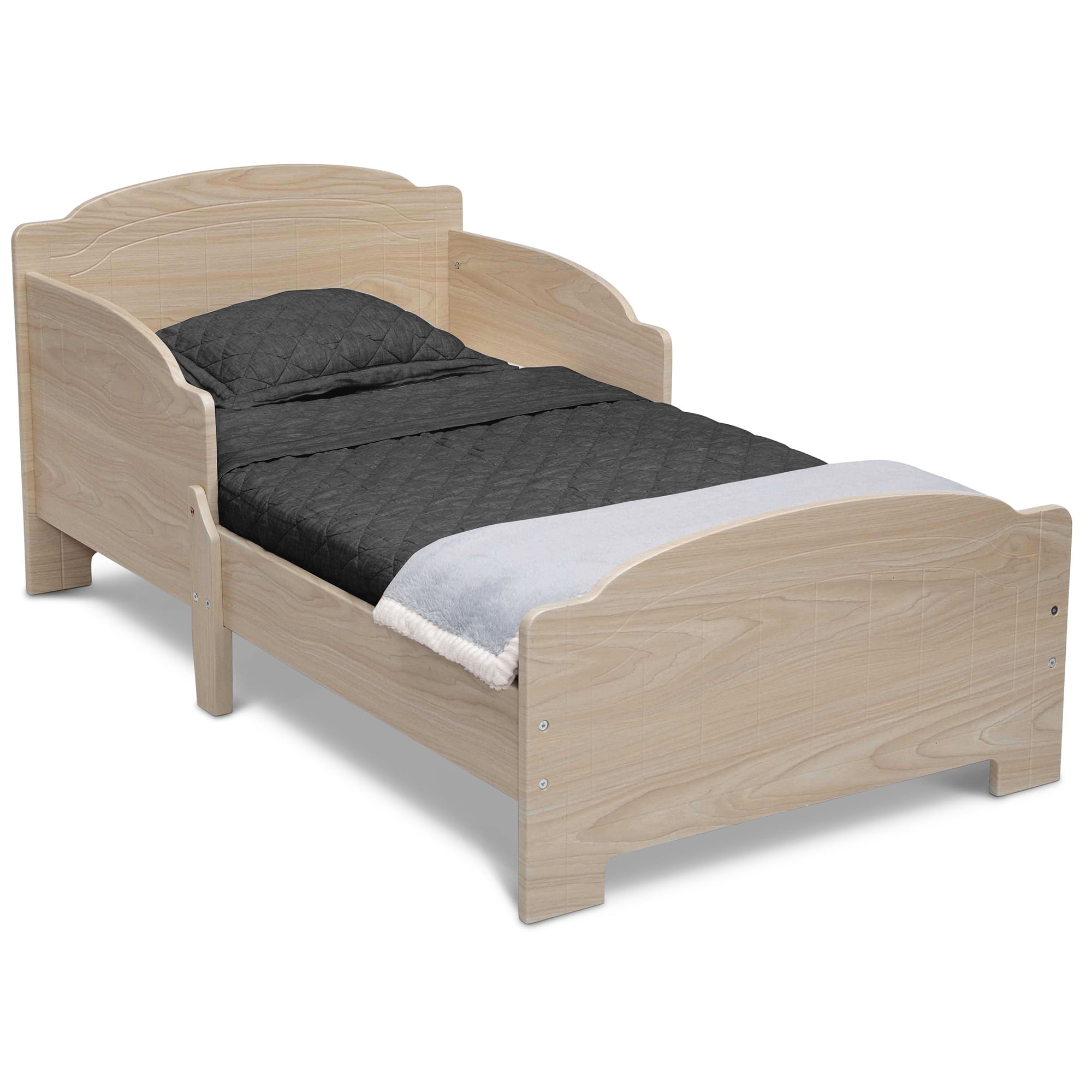 Delta Children Newport Wood Toddler Bed, Natural