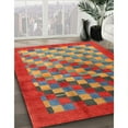 thumbnail image 3 of Ahgly Company Machine Washable Indoor Rectangle Contemporary Khaki Green Area Rugs, 2' x 4', 3 of 7