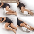 thumbnail image 3 of Una cosa Almohada de espuma viscoelástica para rodillas y piernas, ideal para dolor de espalda baja, rodillas, caderas y articulaciones, ciática para quienes duermen de lado, con Regalos vacaciones, 3 of 8