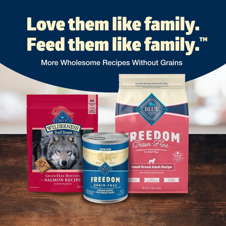 Free Shipping! Blue Buffalo Small Breed Adult Dry Dog Food with Chicken &  Potatoes - 4 lbs - Walmart.com