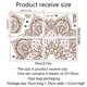thumbnail image 2 of Pegatinas de pared decorativas ZHCH marrones para sala de estar dormitorio cocina, 2 of 5
