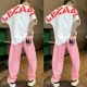 thumbnail image 3 of Pantalones deportivos Jogger Camisetas con alfabeto Pantalones Trajes para hombres Correr Jogging Pantalones de algodón para hombre Conjuntos de dos piezas Estilo coreano 2024, 3 of 5