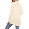 thumbnail image 5 of Hauaitttt Women's Long Sleeve Open Front Cardigan Casual Loose Lightweight Cardigans with Pockets Fall Clothes for Women Sweater Winter Cardigan Sweaters for Women Fall Hoodies for Women 1950s, 5 of 5
