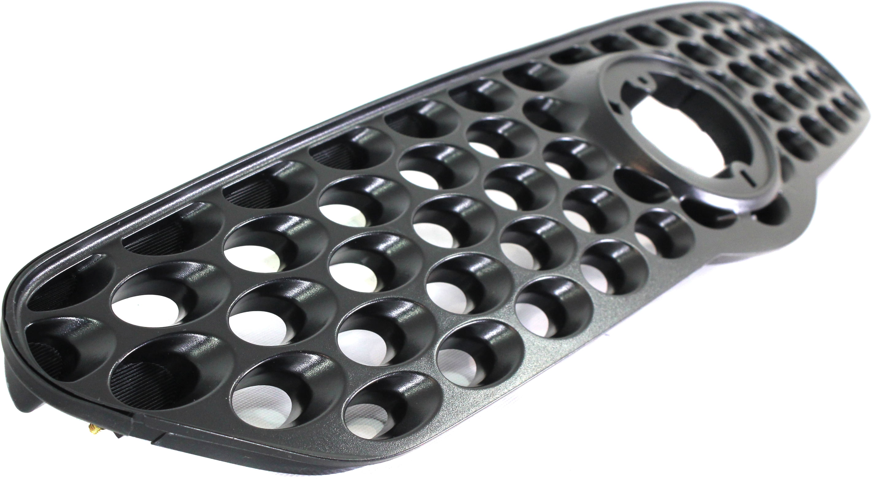 Grille Assembly Compatible With 2003-2004 Toyota Matrix Textured Black Shell and Insert