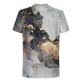 thumbnail image 4 of Qertyioot T-shirt à Manches Courtes Imprimé pour Hommes Col Rond Mode Décontractée Manches Courtes Été Liquidation, 4 of 5
