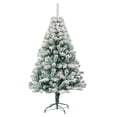 thumbnail image 1 of Premium Spruce Artificial Holiday Christmas Tree for Home, Office, Party Decoration, Easy Assembly, Metal Hinges & Foldable Base, 1 of 6