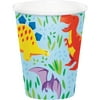 Creative Converting 344479 8 oz Dinosaur Friends Cup - 96 Count