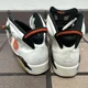 thumbnail image 2 of Ni - ke Jordan 6 Mens size 9 shoes white orange Gatorade/Miami Color basketball sneakers, 2 of 5
