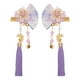 thumbnail image 1 of 2 unids Forma de ventilador Peluquería Tassel Horquillero Mujer CLIP CLÍN PELIGHT HORAPINA DE ESTILO JAPONIO, 1 of 6