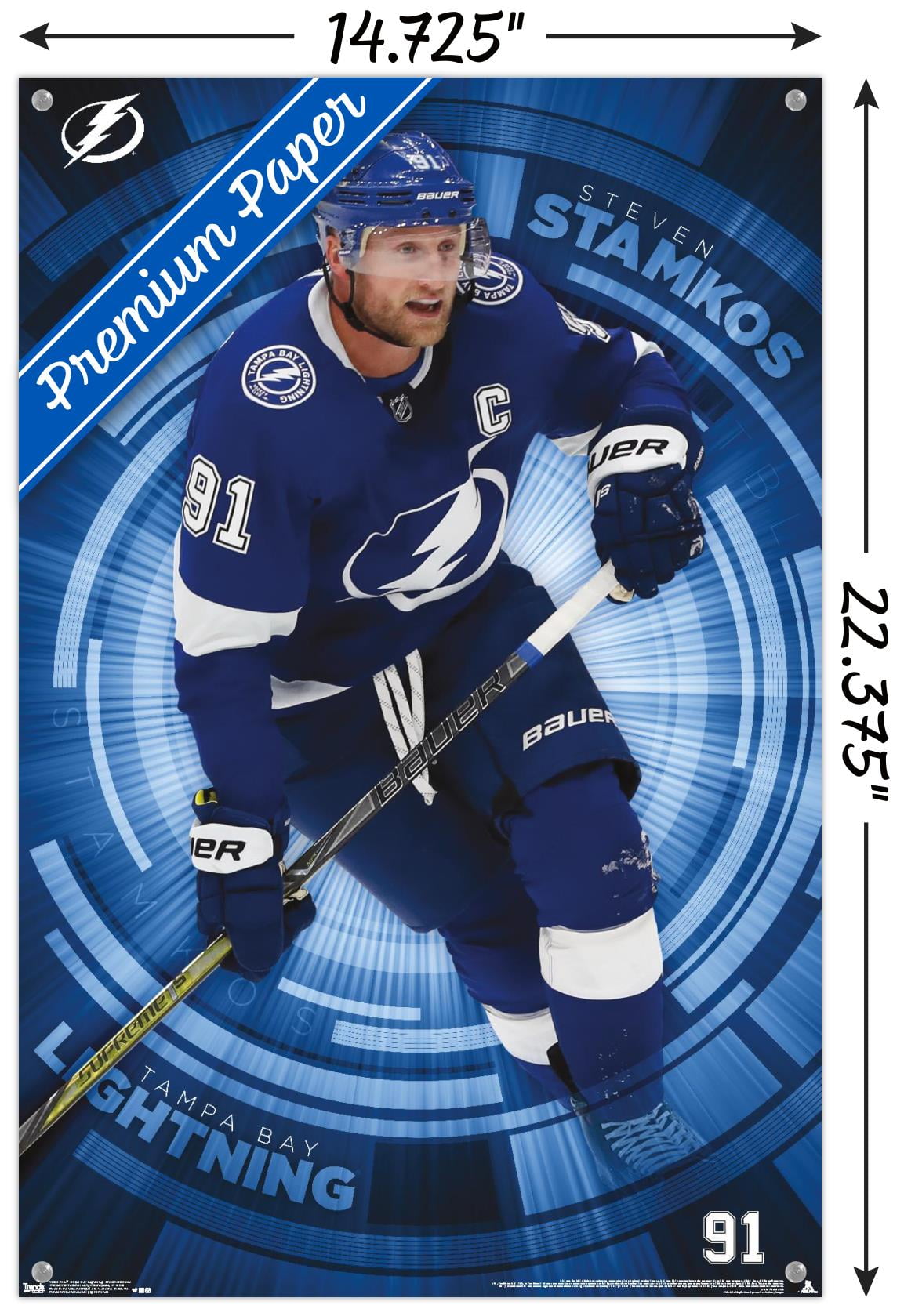 Tampa Bay Lightning 91 Steven Stamkos 2022 Stadium Series White