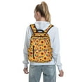 thumbnail image 5 of Yiaed Diamond Bohemian Sunflower Print Lightweight Backpack Travel Backpacks Hiking Daypack for Women Men, 5 of 5