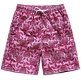 thumbnail image 3 of Fashionable Summer Swim Trunks for Men, Quick Dry Swim Shorts for Men, Swimwear, Bathing Suits, Swim Shorts with Various Colors & Designs, Quick Dry Nylon Shorts, Black (Solid), X-Large, 3 of 6