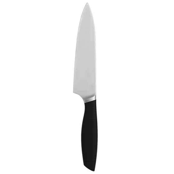 EverCook 3-Piece 8-Inch Chef Knife Set, Stainless Steel Precision Blades, Black/Silver