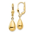 thumbnail image 1 of 10k Yellow Gold Drop Dangle Leverback Earrings, 1 of 6