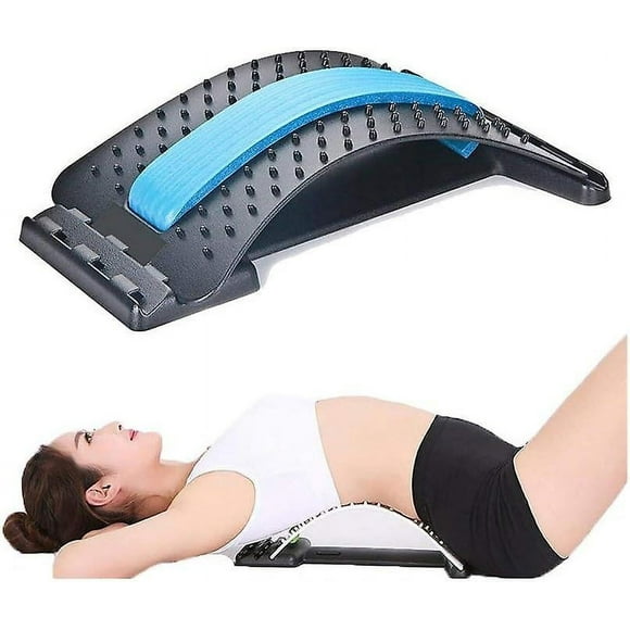 Blue Back Massager, Magic Stretchers Fitness Equipment Stretching Support, Back Relaxation Companion, Back Stretcher, Lumbar Stretcher, Gain Muscle Te