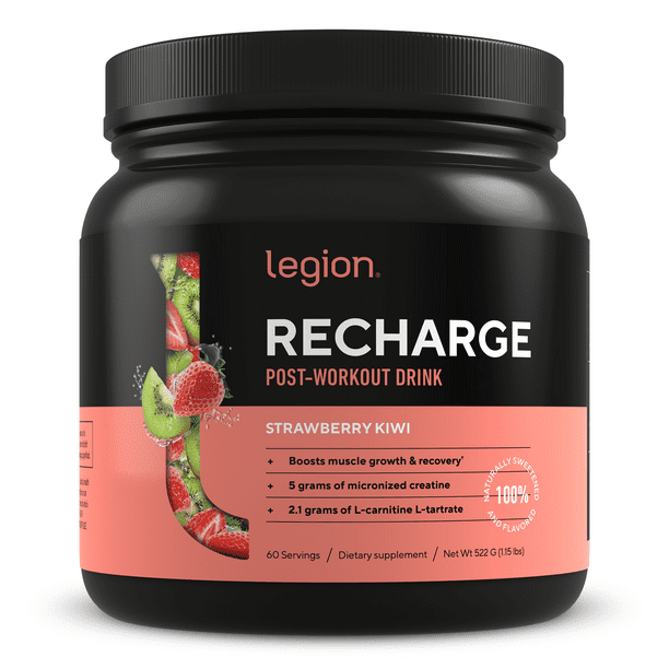 Legion Recharge Post Workout Supplement All Natural Muscle Builder & Recovery Drink with