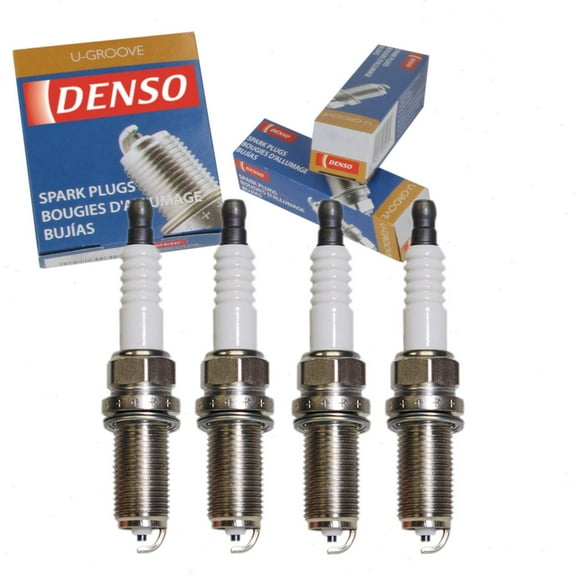 4 pc DENSO Standard U-Groove Spark Plugs compatible with Toyota Camry 2.5L L4 2010-2016