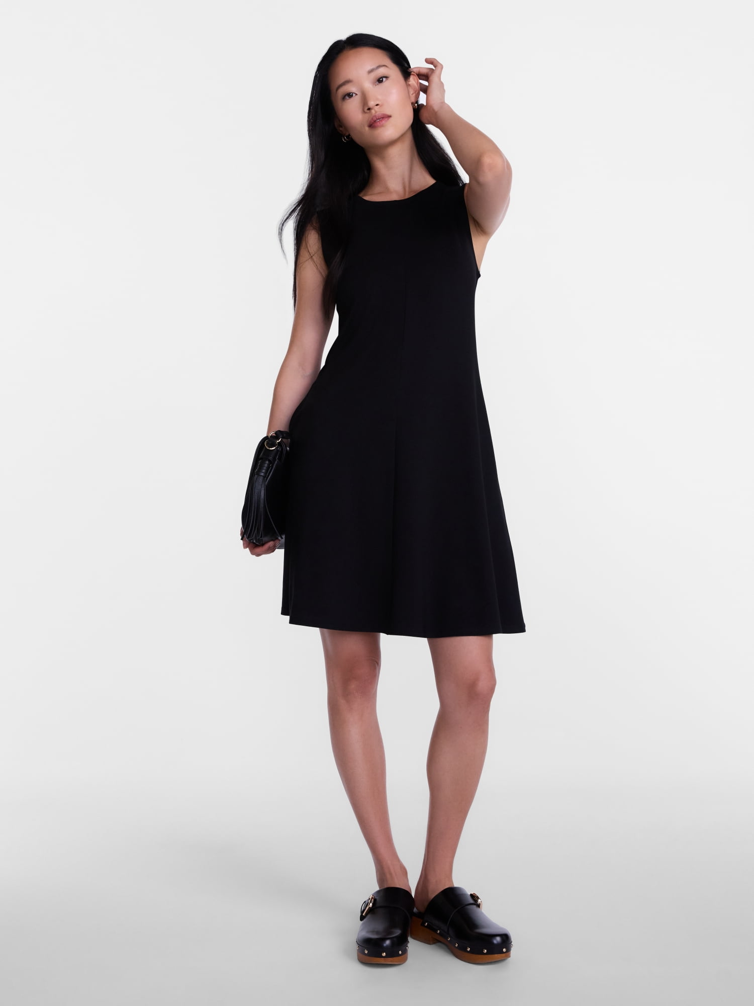 Scenario Women's and Women's Plus Fit and Flare Mini Dress, Sizes XS-4X