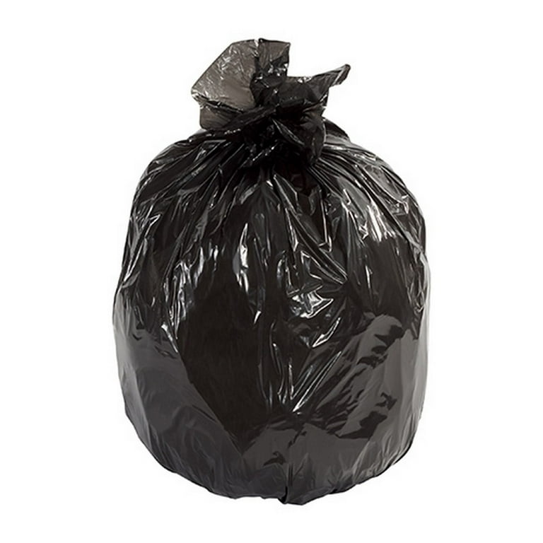 55 Gallon Black Trash Bags, 2.0 Mil, 36x58