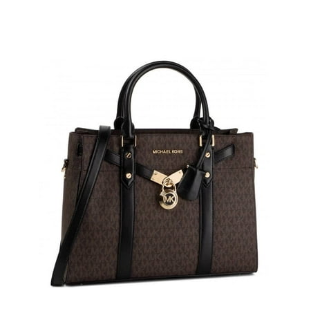 Michael Kors Signature Logo Nouveau Hamilton Large Satchel